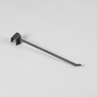 Крючок на овальную трубу, цвет черный муар, L200 мм - U5004/6(черн)