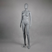Манекен женский в полный рост, серый матовый, H1730 мм - FAM-05/A-1(сер мат)
