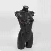 Торс женский объемный цвет черный, H800 мм - Т-411(черн)